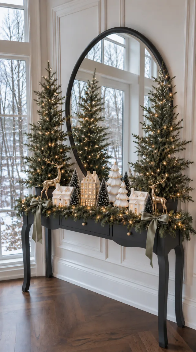 The Winter Symmetry of a Festive Interior