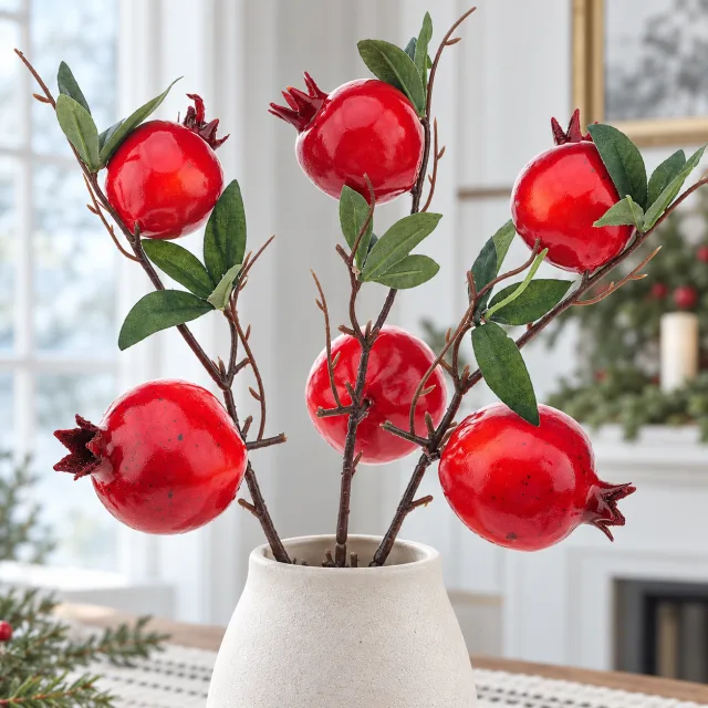 Artificial Pomegranate Branches