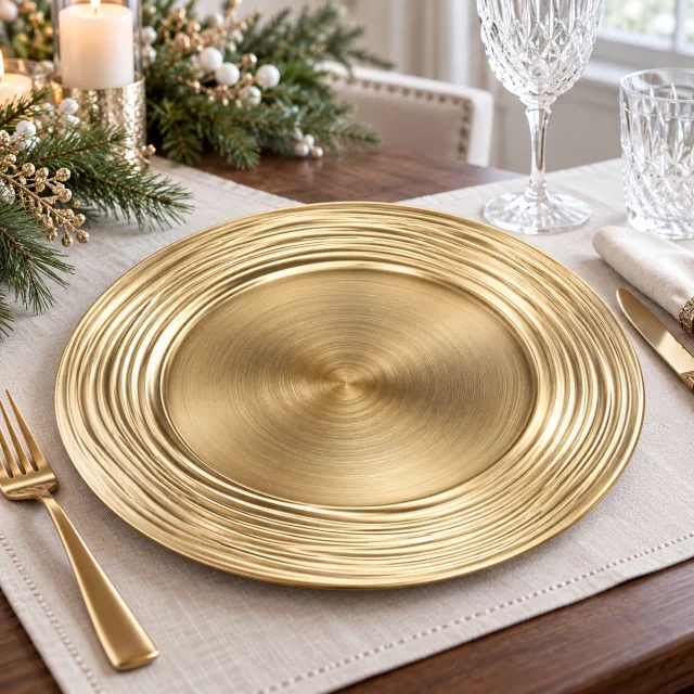 Gold Charger Plates