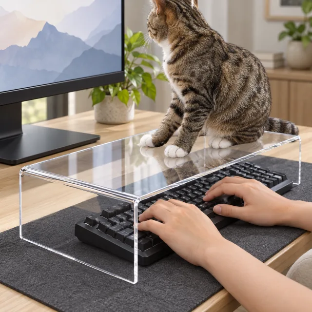 Clear Acrylic Keyboard Cover Protector