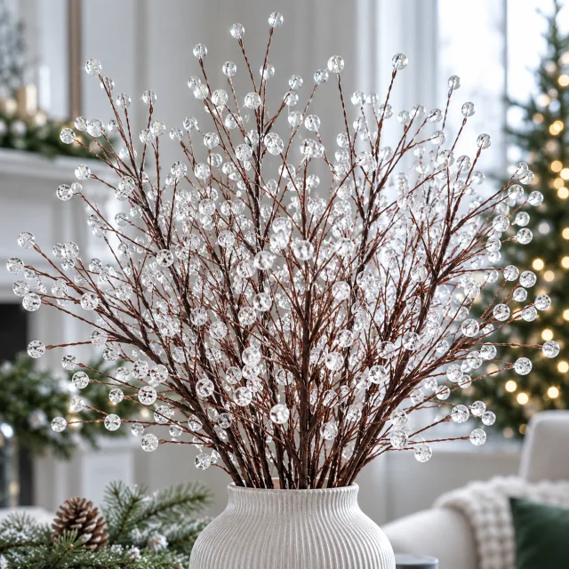 Crystal Bead Tree Picks