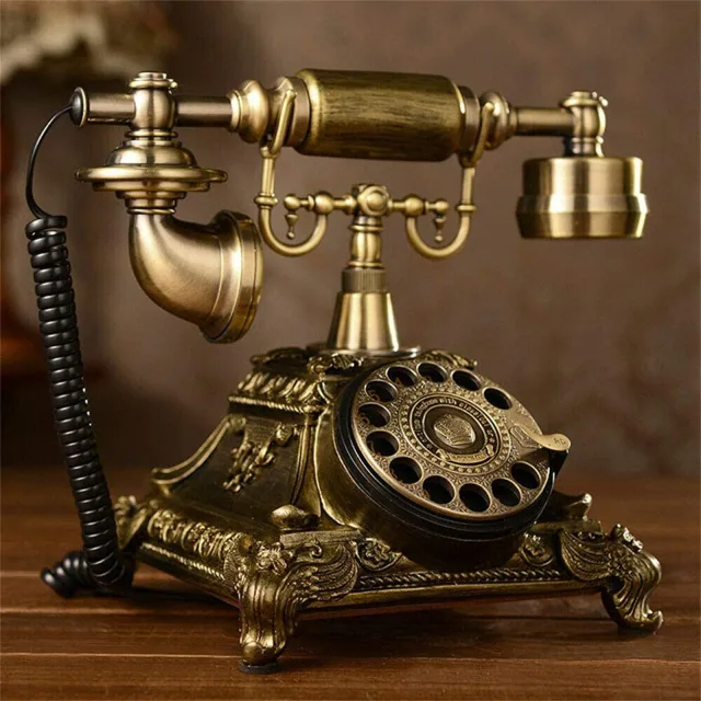 Vintage Rotary Handset Decorative Telephone